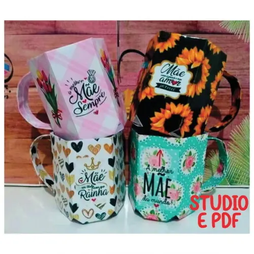 Arquivo de Corte - Artes para Caneca (dia das Mães) 1