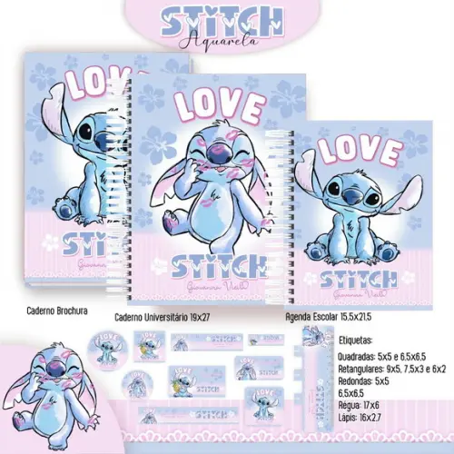 Arquivo Digital - Etiqueta Escolar (lilo e Stitch) G