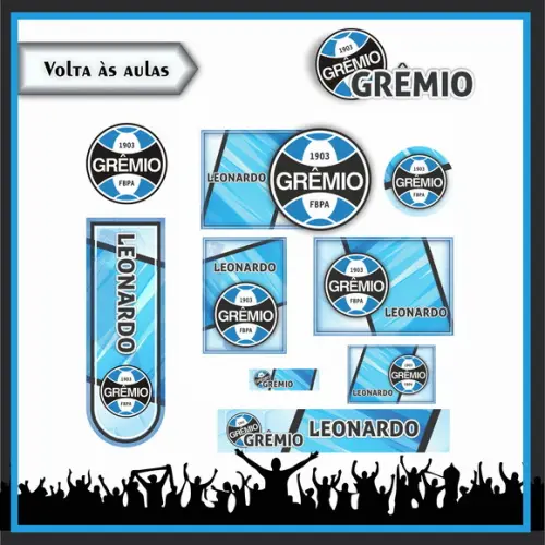 Arquivo de Corte - Etiqueta Escolar (grêmio) a