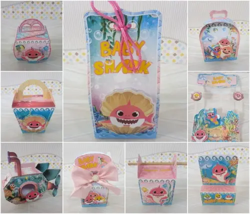 Arquivo De Corte - Baby Shark Rosa 5