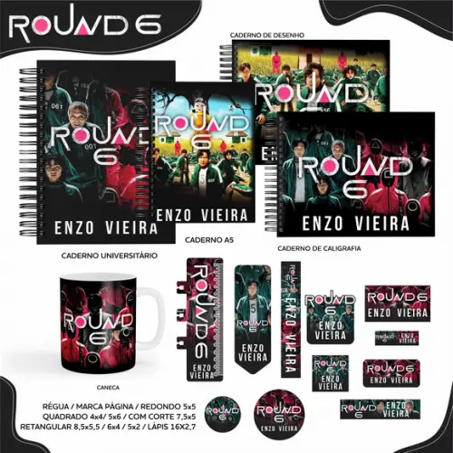 Arquivo Digital - Etiqueta Escolar (round 6) B