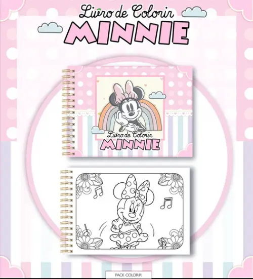 Arquivo Digital - Livro de Colorir (minnie) 1