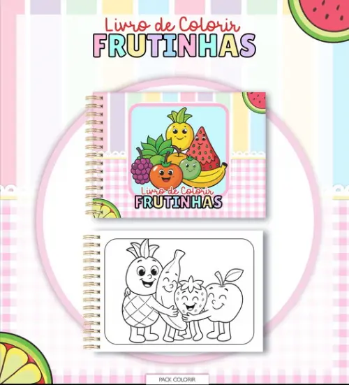Arquivo Digital - Livro de Colorir (frutinhas) 1