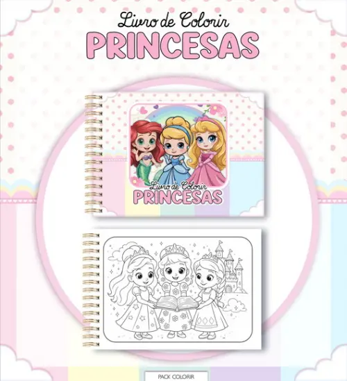Arquivo Digital - Livro de Colorir (princesas) 1