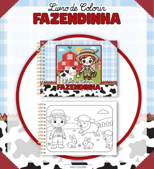 Arquivo Digital - Livro de Colorir (fazendinha) 1