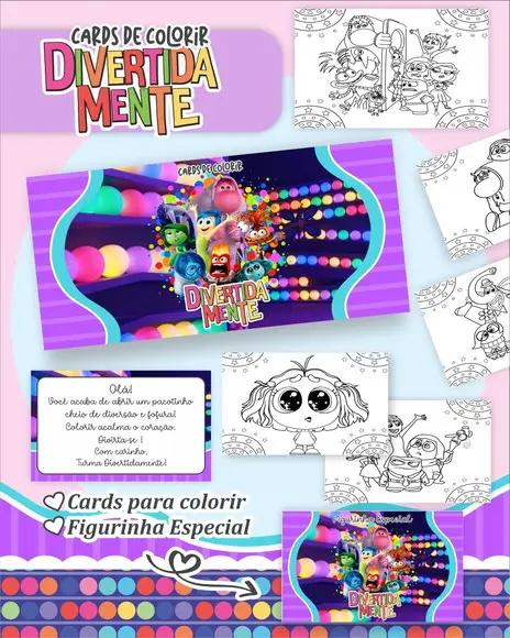 Arquivo Digital - Cards para Colorir (divertidamente) 1