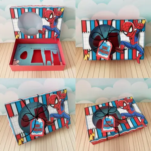Arquivo de Corte - Mini Confeiteiro (homem Aranha) 3