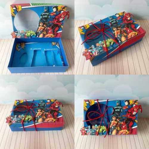 Arquivo de Corte - Mini Confeiteiro (super Heróis) 1