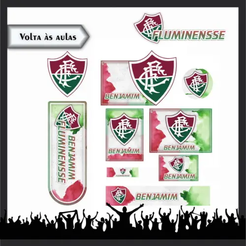 Arquivo de Corte - Etiqueta Escolar (fluminense) c