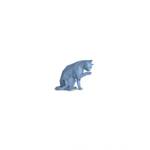 Arquivo de Corte - Low Poly (gato) 1