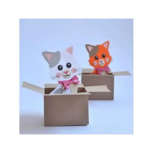 Arquivo de Corte - Caixa Gatinho 1