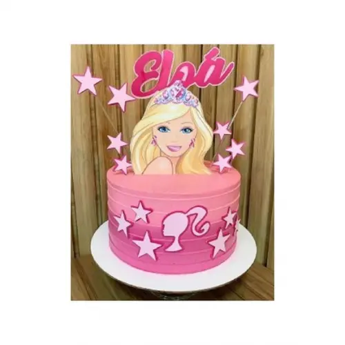 Arquivo de Corte - Topo de Bolo (barbie) 2