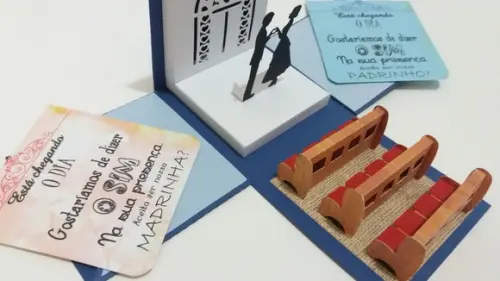 Arquivo de Corte - Caixa Convite (casamento) 9