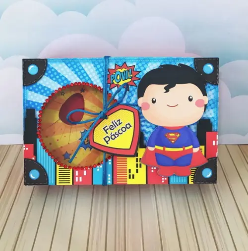 Arquivo de Corte - Mini Confeiteiro (super Homem) 1