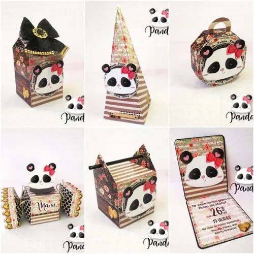 Arquivo de Corte - Panda Menina 17