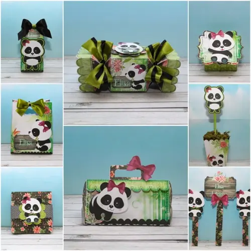 Arquivo de Corte - Panda Menina 18