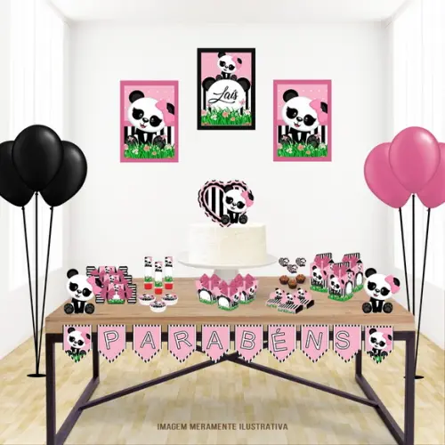 Arquivo de Corte - Panda Menina 10