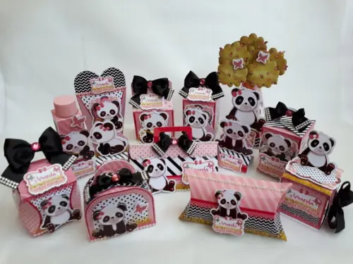 Arquivo de Corte - Panda Menina 4