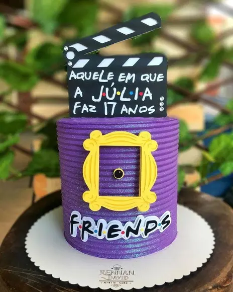Arquivo de Corte - Topo de Bolo (friends) 2