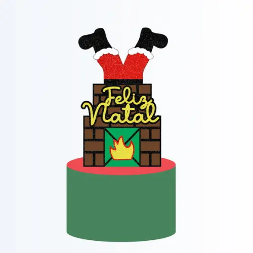 Arquivo de Corte - Topo de Bolo (natal) 107