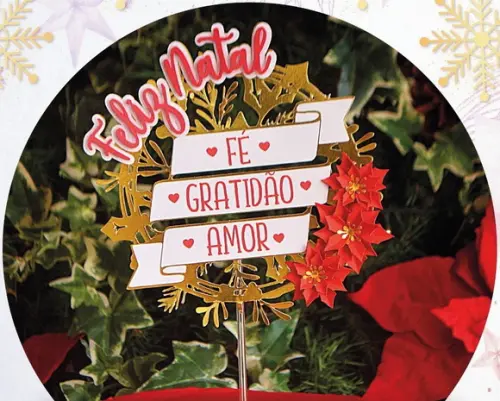 Arquivo de Corte - Topo de Bolo (natal) 106