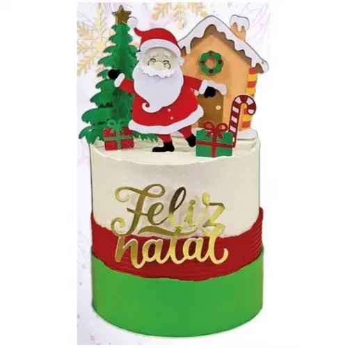 Arquivo de Corte - Topo de Bolo (natal) 96