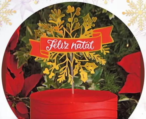 Arquivo de Corte - Topo de Bolo (natal) 88