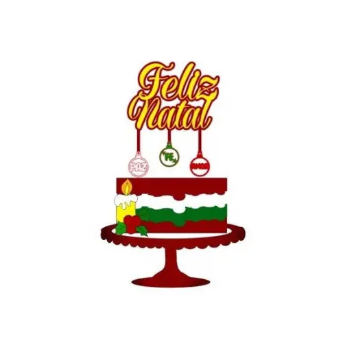 Arquivo de Corte - Topo de Bolo (natal) 74