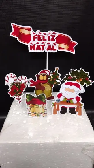 Arquivo de Corte - Topo de Bolo (natal) 73