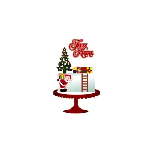 Arquivo de Corte - Topo de Bolo (natal) 64