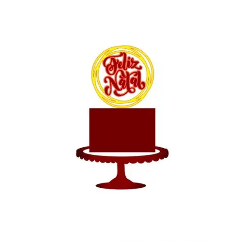 Arquivo de Corte - Topo de Bolo (natal) 70