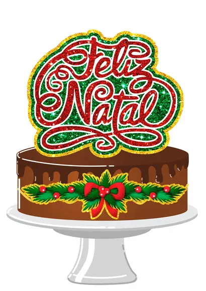 Arquivo de Corte - Topo de Bolo (natal) 49