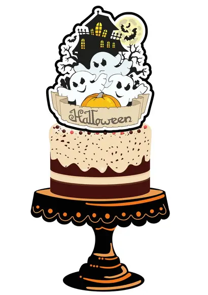 Arquivo De Corte - Topo De Bolo (halloween) 19
