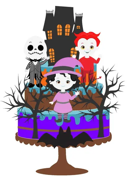 Arquivo De Corte - Topo De Bolo (halloween) 25