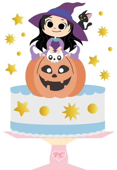 Arquivo De Corte - Topo De Bolo (halloween) 14