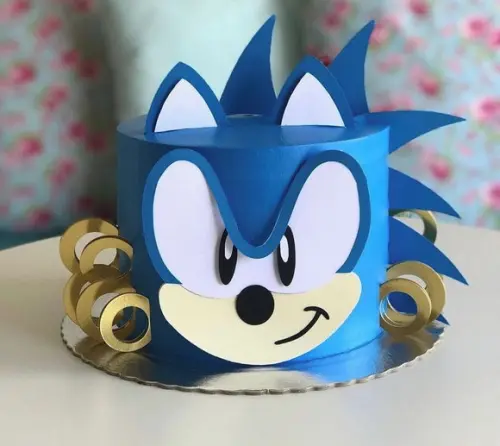 Arquivo De Corte - Topo De Bolo (sonic) 4