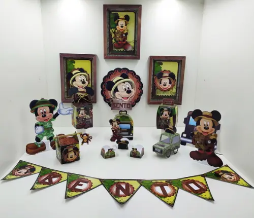 Arquivo De Corte - Safari Do Mickey 2