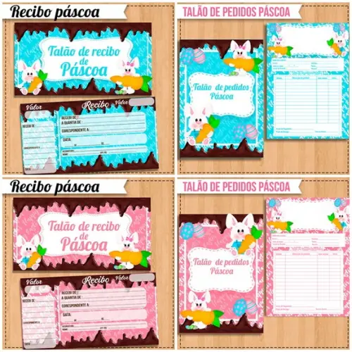 Arquivo de Corte - Talão de Pedidos (Páscoa) 1
