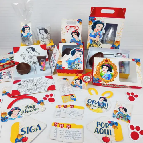 Arquivo de Corte - Kit Páscoa (Branca de Neve) 1