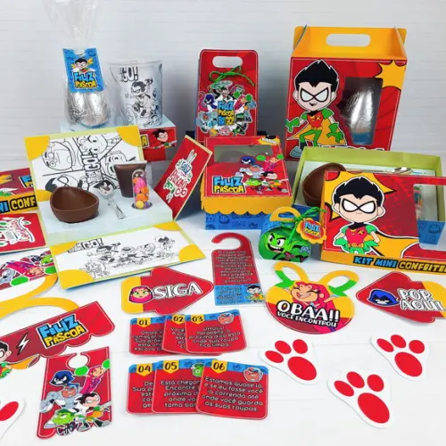 Arquivo de Corte - Kit Páscoa (Jovens Titãs) 1