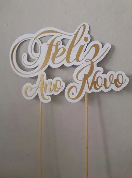 Arquivo de Corte - Topo de Bolo (ano Novo) 2