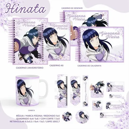 Arquivo Digital - Etiqueta Escolar (Hinata) A