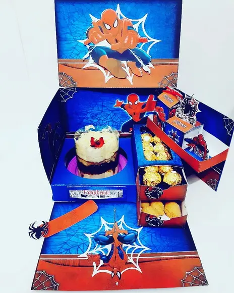 Arquivo de Corte - Festa na Caixa (Homem Aranha) 1