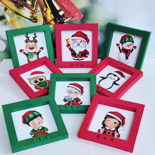 Arquivo de Corte - Quadrinhos de Natal 1