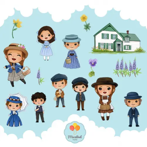 Clipart - Anne with an E 1