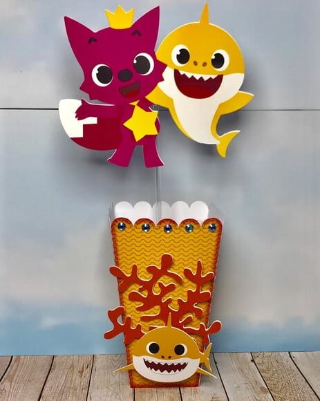 Leve + 13 Arquivo de Corte - Baby Shark 12