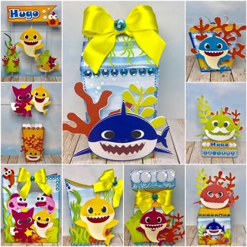 Leve + 13 Arquivo de Corte - Baby Shark 12