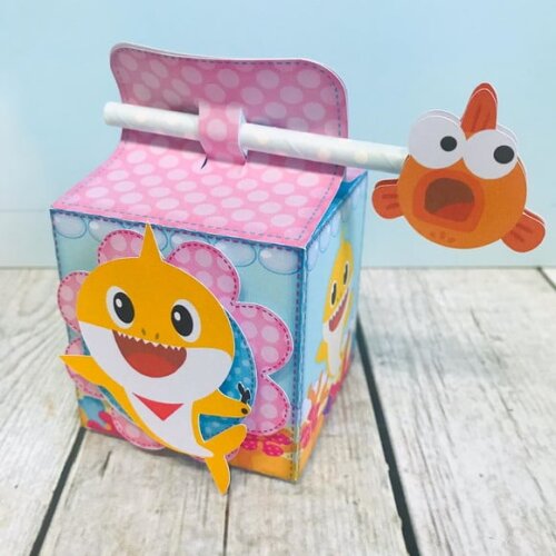 Leve + 13 Arquivo de Corte - Baby Shark Rosa 3