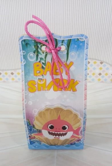 Leve + 13 Arquivo De Corte - Baby Shark Rosa 5