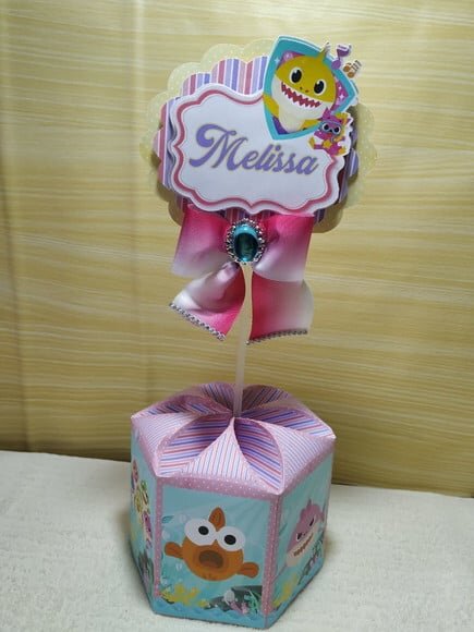 Leve + 13 Arquivo De Corte - Baby Shark Rosa 6